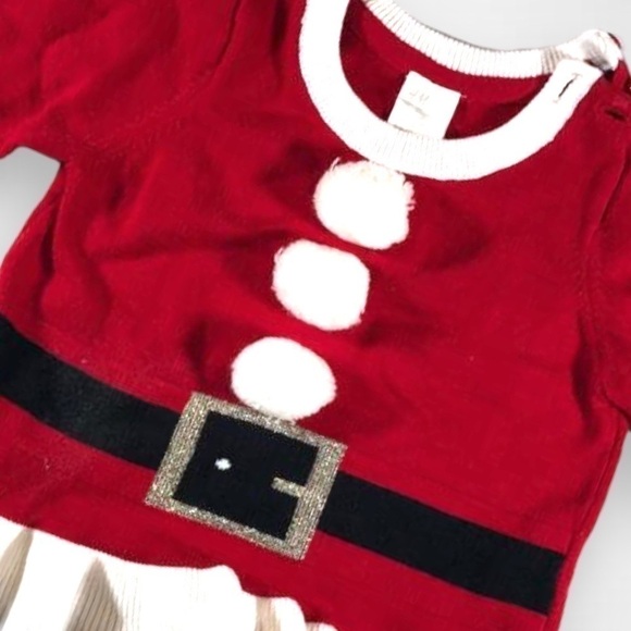 H&M  Red Long Sleeve Christmas Sweater - Picture 2 of 5